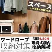 【DR.Story】日式好評推薦可調式櫃內收納組合隔板 (包包收納架 置物架 置物收納架)
