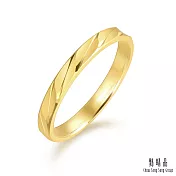 【點睛品】義式風車紋 黃金戒指/尾戒 計價黃金(港圍05)