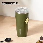 美國CORKCICLE Classic系列三層真空寬口杯/保溫隨行杯700ml-橄欖綠