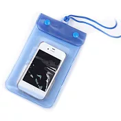 【iSFun】戲水專用＊相機手機防水袋  藍