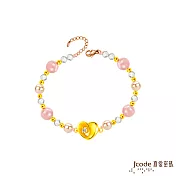 J’code真愛密碼金飾 心伴硬金硬金/寶石/珍珠手鍊