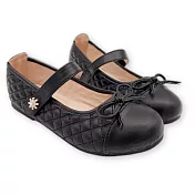 台灣製菱格鑽花公主鞋-白色 (C009-1) 台灣製 MIT 女童鞋 皮鞋 娃娃鞋 大童鞋 親子鞋 花童鞋 20.5 黑色