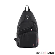 OVERLAND - 美式十字軍 - 素面插扣造型胸背包/肩背包 - 5797