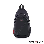 OVERLAND - 美式十字軍 - LOGO浮印小胸揹包/肩揹包 - 5607