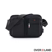OVERLAND - 美式十字軍 - 素面造型機能多口袋斜背包 - 5701