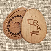 禮物+ gift4U 台灣客製刻名兒童乳牙保存盒 十二星座 水瓶座