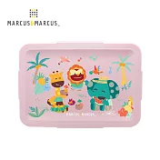 【MARCUS＆MARCUS】動物樂園輕巧分隔密封餐盒(粉)