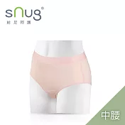 【sNug小清新動能女內褲中腰款單件-粉色】台灣金選獎/明星推薦/天絲親膚/弱酸性健康纖維/舒適透氣/細緻觸感/ M 粉色 M 粉色