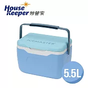 妙管家 ICEMASTER手提式冰桶5.5L 附保冷冰磚 北歐藍