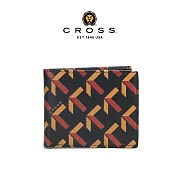【CROSS】臺灣總經銷 限量1折 頂級小牛皮8卡皮夾 路易系列 全新專櫃展示品 (黑色 Monogram)