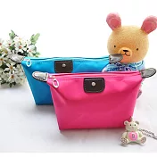 【iSFun】亮彩色調＊隨身小化妝包  藍