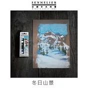 法國 SENNELIER 申內利爾 手工粉彩 6色套組 短支  冬日山景