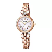 CITIZEN WICCA 星飾系列甜美氣質腕錶-玫瑰金X白