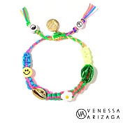 Venessa Arizaga SUMMER FUN 笑臉手鍊 貝殼螢光彩色手鍊
