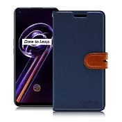 CITY For Realme 9 Pro Plus 浪漫都會支架皮套 藍色