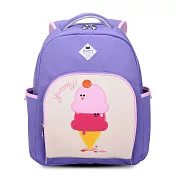 美國 BEATRIX NEW YORK 經典刺繡國小護脊輕量書包2.0(110-130cm)  冰淇淋