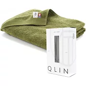 【QLIN】今治除臭浴巾 - 軍綠色