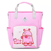 美國 BEATRIX NEW YORK 經典刺繡國小兩用補習美術袋  機器女孩