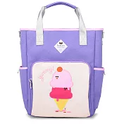 美國 BEATRIX NEW YORK 經典刺繡國小兩用補習美術袋  冰淇淋