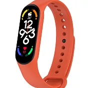 小米手環7單色錶帶腕帶(買就贈保護貼) 9.橘色