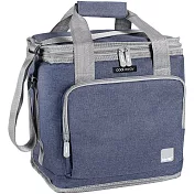《IBILI》肩背保冷袋(灰藍15L) | 保溫袋 保冰袋 野餐包 野餐袋 便當袋