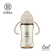 【小獅王辛巴】蘊蜜鉑金PPSU防漏滑蓋學習水杯270ml 杏茶