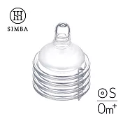 【小獅王辛巴】超柔防脹氣寬口圓孔奶嘴4入(S/M/L/SS) S