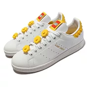 adidas 聯名休閒鞋 Stan Smith W 女鞋 白 黃 樂高 LEGO 小花 史密斯 愛迪達 GX7203