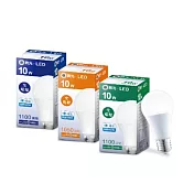 好商量~舞光 LED 10W 燈泡 臺灣市佔率No.1 保固二年 CNS國家認證 E27 球泡 無藍光危害(1入) 白光