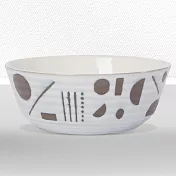 《DANICA》銘印石陶餐碗(點線圓15cm) | 飯碗 湯碗