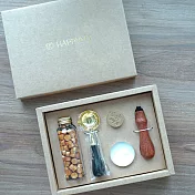 HAPPYMT火漆封蠟入門超值組-祝福語款 For You套裝-金色蠟粒