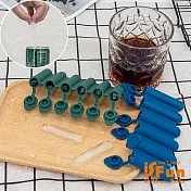 【iSFun】寶特瓶專用＊長型6冰條矽膠製冰模具/2入隨機色