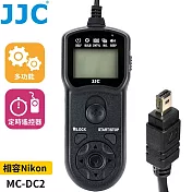 JJC尼康Nikon定時快門線遙控器TM-M(相容原廠MC-DC2快門線)適間隔縮時.延遲.B快門.長曝