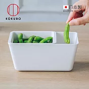 【日本小久保KOKUBO】日本製二合一瓜子乾果盛裝/瓜殼廚餘盒