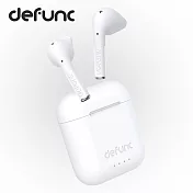 【Defunc】True Talk 通話專用質感真無線藍牙耳機 	純淨白