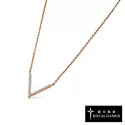 Royal Damon羅亞戴蒙 愛不解釋 項鍊 (玫瑰金) NK898