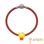 【Just Gold 鎮金店】Kitty&Daniel純金串珠(Kitty)