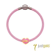 【Just Gold 鎮金店】Kitty&Daniel純金串珠(Love)