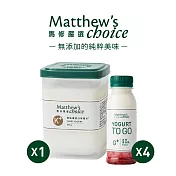 【馬修嚴選】原味優格分享號K+1入、G+優格飲4入