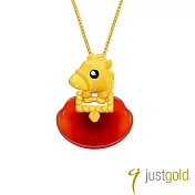 【Just Gold 鎮金店】滿福如意十二生肖系列純金吊墜-馬(不含鍊)