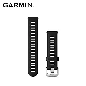 GARMIN Quick Release 18mm 矽膠錶帶 率性黑