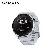 GARMIN Forerunner 255S Music GPS智慧心率進階跑錶 鵝卵石白