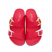 台灣製跳色小方扣拖鞋(四色可選) (C007-4) 台灣製 男童鞋 女童鞋 拖鞋 親子鞋 現貨 勃肯鞋 小童鞋 大童鞋 兒童拖鞋