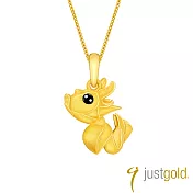 【Just Gold 鎮金店】祈願CUTIE十二生肖 純金吊墜-龍(不含鍊)