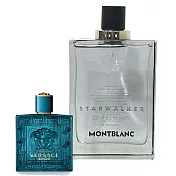 Mont Blanc 萬寶龍 星際旅者 男性淡香水 75ml(TESTER)+艾諾斯 愛神男性迷你淡香水小香 5ml