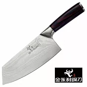 【金永利鋼刀】龍紋系列K1-2a蔬果料理龍紋尖切刀