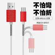 Micro USB 護頸充電線 傳輸線 彈簧保護頭