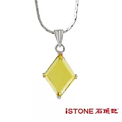 石頭記 晨星水晶項鍊-菱形 黃水晶