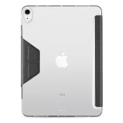 JTL / JTLEGEND iPad Air 2022 Amos 10.9吋 相機快取多角度折疊布紋皮套(無筆槽) 石墨黑