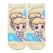 【ONEDER 旺達棉品】Disney 公主直版襪 白雪公主 小美人魚 灰姑娘 貝兒 長髮公主 冰雪奇緣直版襪 PR-A515(15-22)